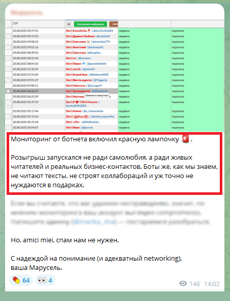 Защита розыгрышей и конкурсов